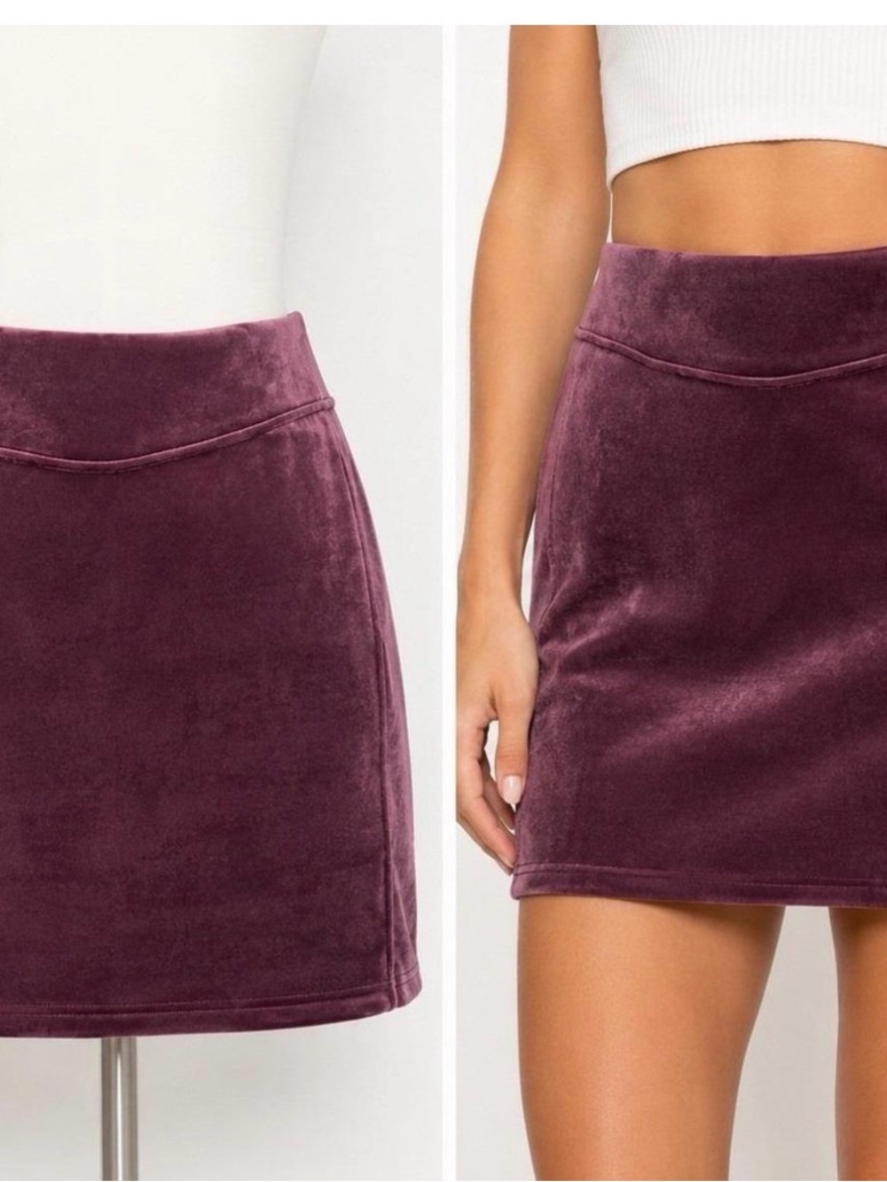 73 lululemon scuba Velvet Mini Skirt in Plum